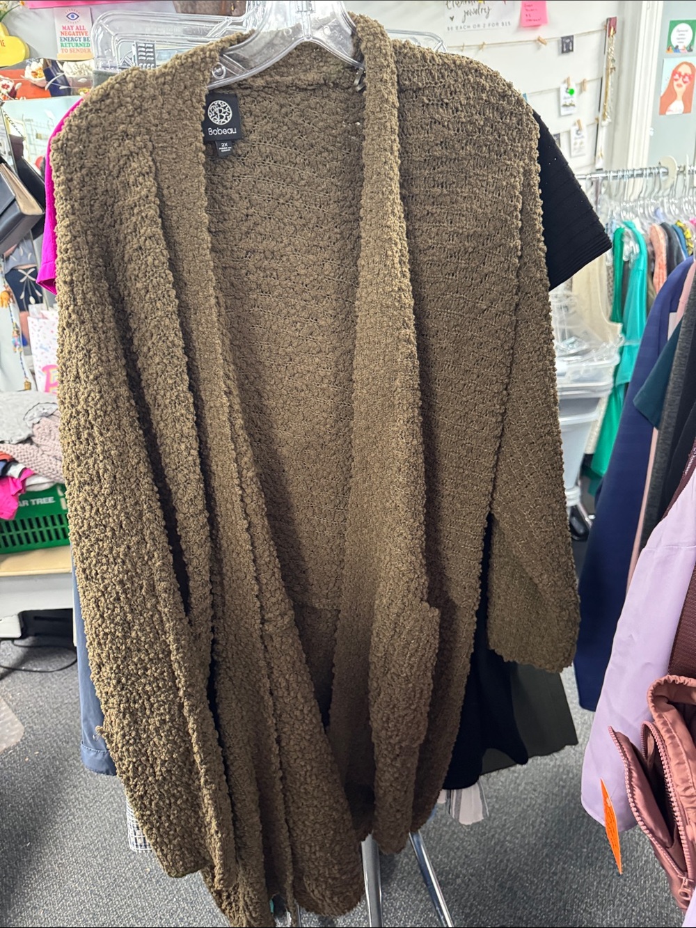 Bobeau cardigan 2X // 091030